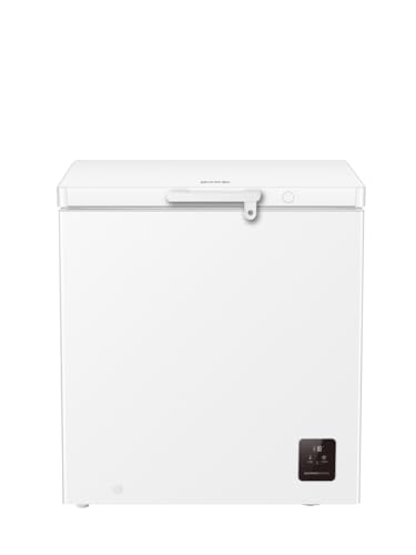 Gorenje FH20E6W5 Gefriertruhe mit Rollen 78 7cm Breite 198 Liter Gefrierschutz unten-15 Elek Kontrolle Inverter Sicherheitsschloss FastFreeze BxHxT: 78 7×85 8×55 9 cm Weiß