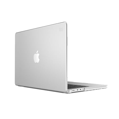 Speck SmartShell MacBook Pro Case for M3, M2, and M1 Models - 14 inch - Scratch Resistant Hardshell Case - Clear