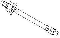 Concrete Anchor Bolt Kit [Set of 2]