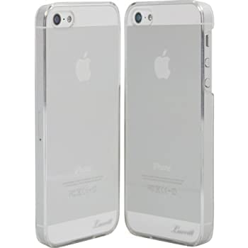 LUVVITT [Crystal View Hard Shell Anti-Scratch Transparent Clear Back Hard Case for iPhone 5 / 5S (Retail Packaging) - Crystal Clear