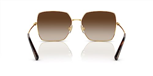 Dolce & Gabbana DG2242-02/13 Sunglasses GOLD w/BROWN GRADIENT DARK BROWN 57mm3