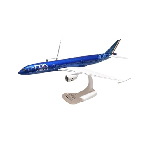 Avión de juguete A350 miniatura decorativa italiana para personalizar estanterías y despachos
