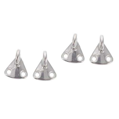 Abaodam 5sets Durable Silver Hooks Boat Yacht Wear Resistant Steel Hooks 2pcs*5