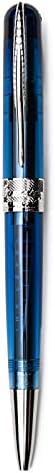 Pineider Avatar UR Demo Black - Ballpoint - Sky Blue