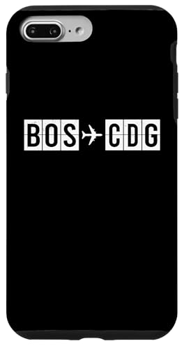 BOS CDG�t���C�g���[�g �{�X�g������p���ւ̍q��R�[�h �X�}�z�P�[�X iPhone 7 Plus/8 Plus �p