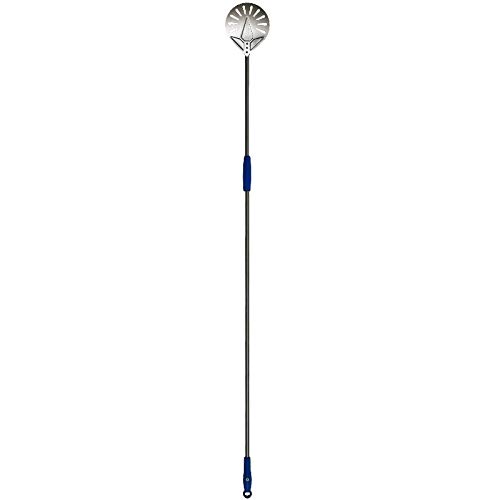 Pala para hornear pizza perforada línea azul de 20 x 171 cm Gi.Metal de acero inoxidable