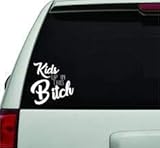 Dabbledown Decals Kids Up In This Bitch White Version Car Window Windshield Lettering Decal Sticker Decals Stickers