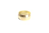 LTWFITTING 5/8-Inch Brass Compression Sleeves Ferrels,Brass Compression Fitting(Pack of 50)