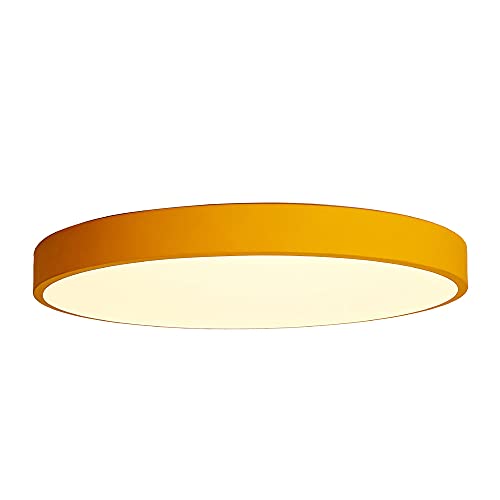 Plafonnier encastré LED rond tricolore en acrylique pour éclairage de plafond