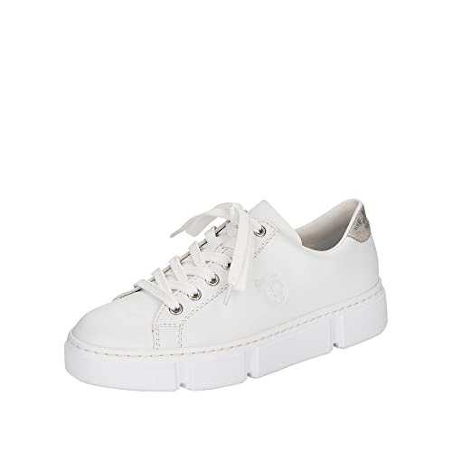 Rieker Damen Sneaker N59W1-80 weiß Gr. 43