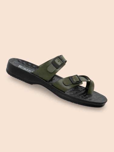 Image of Chips Men's BROWN Lightweight Slip-on Sandal Casual (3346)