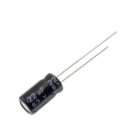 Condensateurs 63v22uf 6x12mm pour stabiliser le courant des alimentations