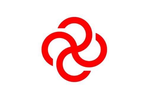 Drapeau Large Hanamaki Iwate 1954–2005 historique pour collectionneur - 2