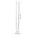 MOLUCKFU Transparent Acrylic Rolling Pin Non-stick Dough Roller with Thickness for Baking Pizza Cookies Pastries Essential Kitchen Tool for All Bakers