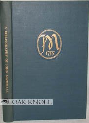 Hardcover A bibliography of John Marshall Book