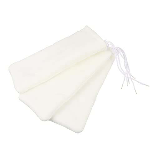 BUGUUYO 3 bolsas de acuario para limpieza de acuarios, bolsas de alta permeabilidad, bolsa de malla con cremallera para agua limpia, bolsa de malla de malla acuática