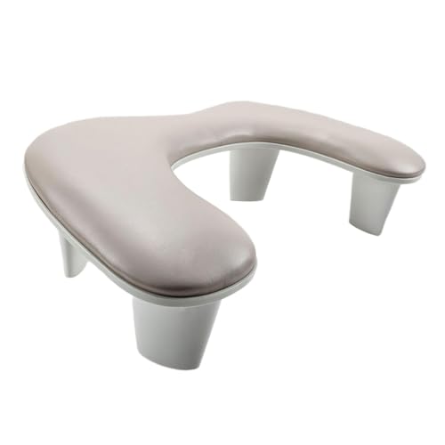 Zialofi アームレストネイル PUレザー ハンドレスト ネイル ハンドピロー 防水 肘置きクッ ション 手の枕 マニキュアホルダー まくら 肘置き 滑り止めマット付 ジェルネイル ネイルケア, 茶色