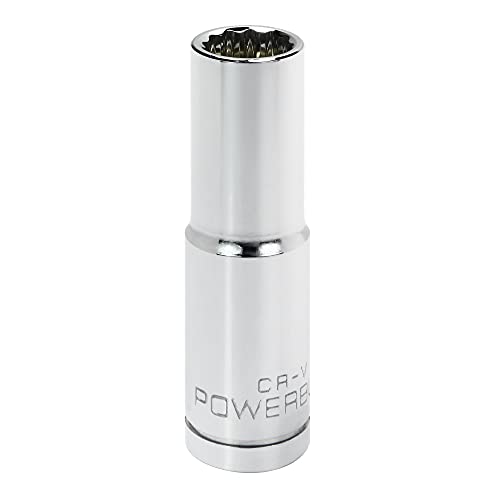 Powerbuilt 1/2 in. Drive x 9/16 in. 12 Point Deep Socket - 940131