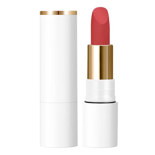 Lápiz Labial Mate,Color Labial de Larga Duración No Pegajoso - Pintalabios Portátil Y Nutritivo Para Mujeres Y Niñas Amantes De La Belleza Y