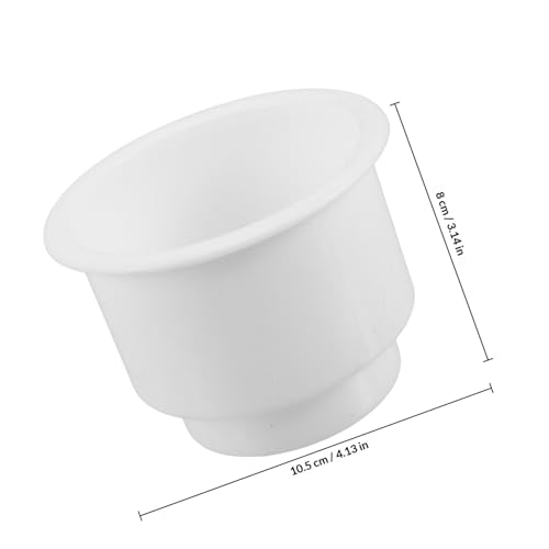 Portavasos plástico para auto y embarcación blanco miniatura 2