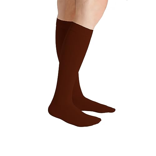 Image of Juzo Soft 30-40 mmHg Compression Stockings, Knee High, Silicone Band, Closed Toe | Compression Socks for Women / Men for Severe Varicosities & Edema, Orthostatic Hypotension, Post-Op