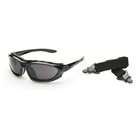 Alpland Sport Sonnenbrille Skibrille Schutzbrille Bergbrille/Gletscherbrille mit Band und Bügel Cover