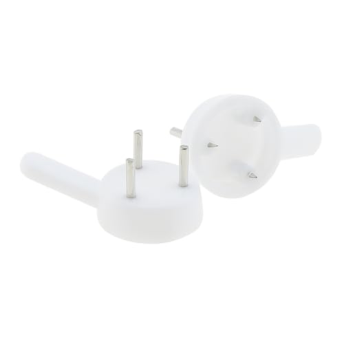 Image of 50PCS White Plastic Non Tracking Wall Hooks Plastic Hard Wall Hanger Picture Frame Hook for Hardware Fasteners