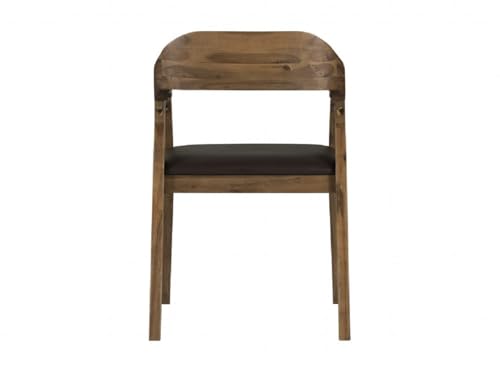 Boraam 77317 Rasmus Dining Armchair, Brown/Chestnut thumb #4