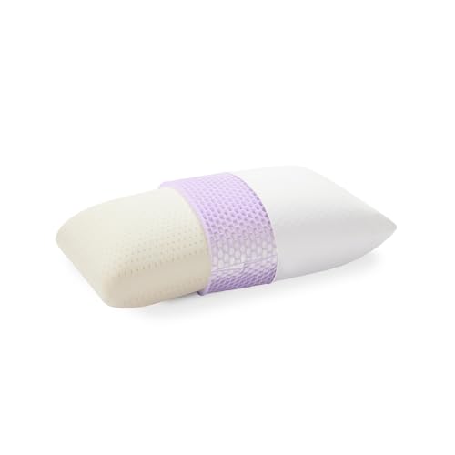 Purple Harmony Pillow - Standard - Medium, Greatest Pillow Ever Invented, 360º Hex Grid & Talalay Latex Core - No Pressure Support, Stays Cool, Luxurious Comfort