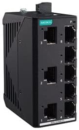 Moxa EDS-G2008-EL , 8-Port Full gigabit Entry-Level Unmanaged Switch, 8 Fast TP Ports, Metal housing,-10 to 60C