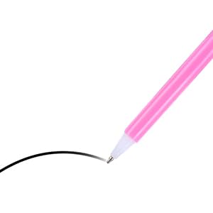 Sibba Pom Pom Pens 5 Pcs Needle Gel Ink Pens Pink Fuzzy Pens Fluffy Ballpoint Pen Cute Writing — view 9