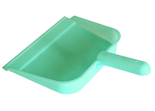 Image of Heart Home Plastic Lightweight 10 inch Dustpan With Comfort Grip Handle for Easy Sweep Broom, Pack of 6 (Blue & Green & Light Pink)