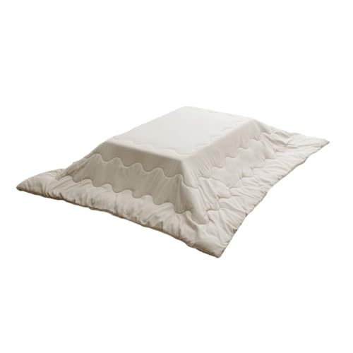 こたつ布団 長方形 大判 薄掛け 先染め こたつ掛け布団 デニム アイボリー 約205×285cm おしゃれ コタツ布団 薄型 北欧 西海岸 #9819581