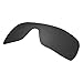 Glintbay 100% Precise-Fit Replacement Sunglass Lenses for Oakley Antix - Polarized Advanced Black