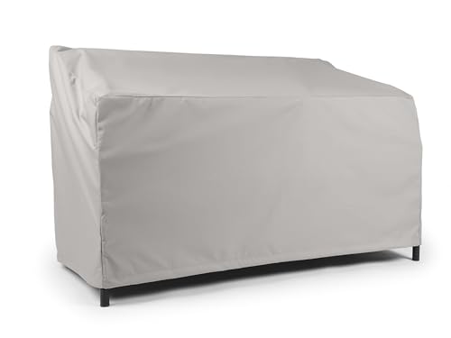 Covermates Outdoor Patio Glider Cover - Heavy-Duty Polyester, Weather Resistant, Drawcord Hem, Seating and Chair Covers, 62W x 32D x 34H, Ripstop Grey