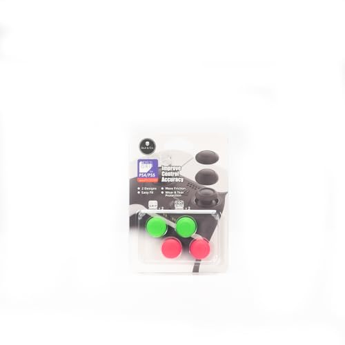 Skull & Co. Convex Thumb Grip Caps Joystick Cap Analog Stick Cap Thumbstick Grip Cover for Nintendo
