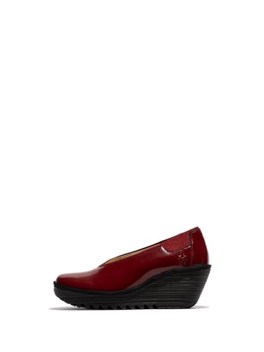 Fly London Yoza438fly escarpins confortables cuir noir uniforme