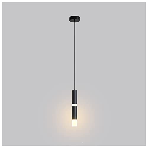 Lámpara colgante LED de acrílico con altura ajustable LWX para techo de cocina