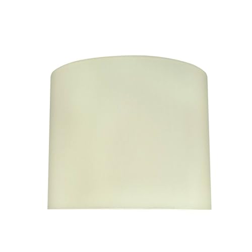 Image of Aspen Creative 31090A Transitional Drum (Cylinder) Shaped Spider Construction Lamp Shade in Beige, 12 inch Wide (12 inch x 12 inch x 10 inch)