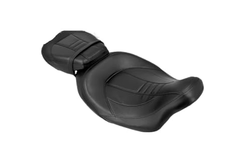 Asientos para conductor y pasajero Road King FLHR acabado premium de moto
