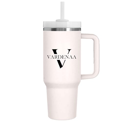 Tumbler with Handle and Straw 40 oz | Flowstate 3-Position Lid | Cup Holder Compatible for Travel | Insulated Stainless Steel Cup | BPA-Free | RoseQuartz