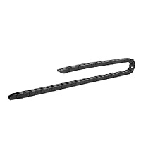 10 X 15 Mm Schleppkette, Schwarzer Kabelschleppkette, Verschleißfeste Flexibler Schleppkettenkabel mit Endverbindern für CNC Maschinen, 1 M Länge Drahtträger Energieketten