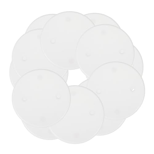 SEWOART 60pcs Wire White Panel Plug Ceiling Fixture Cover Bathroom Socket Cover White Outlet Covers Ceiling Cable Cover Weatherproof Blank Outlet Cover Plug Covers Pp