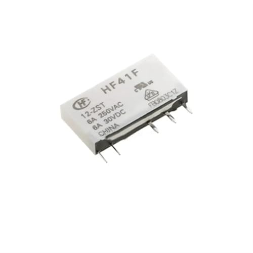 Relais HF41F 5 broches 6A 250VAC de commutation électrique de circuit