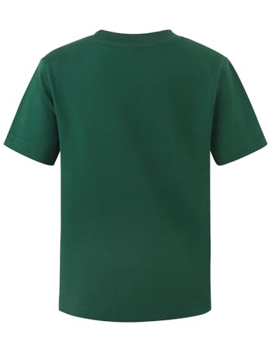 Spring&Gege Boys Short Sleeve Heavyweight Pocket T-Shirt Kids Cotton Crewneck Tee Shirts2