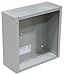 Milbank 12126-SC1 NEMA 1 Polyester Powder Coated Steel Screw Cover Junction Box 12 Inch x 12 Inch x 6 Inch ANSI 61 Gray