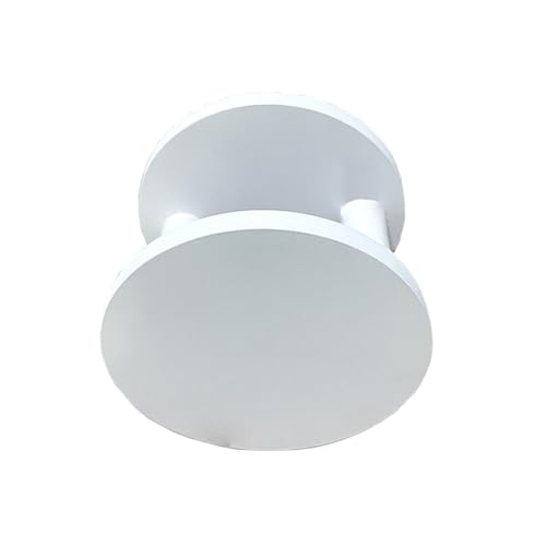 Poignée de porte ronde blanche pour sécuriser et manipuler le verre