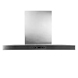 VLANO Wandhaube LEVEL 60 Black, Edelstahl oder Mattschwarz, 60 cm, Dunstabzugshaube mit Fernbedienung, Nachlaufautomatik, Touch-Bedienung, 4 Leistungsstufen, 634 m³/h, LED-Beleuchtung (Edelstahl)