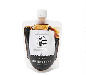 極黒 やきそばソース 焼きそばソース ウスターソース とんかつソース 調味料 ウスター 【男の極黒!!濃厚焼きそば200g】キャップ付きスタンドパック