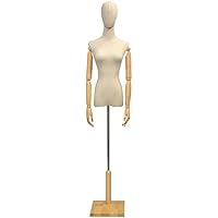 ドレスボディ ノースリーブマネキン 木製スタンド付き ドレスボディ ノースリーブマネキン 木製スタンド付き Amazon